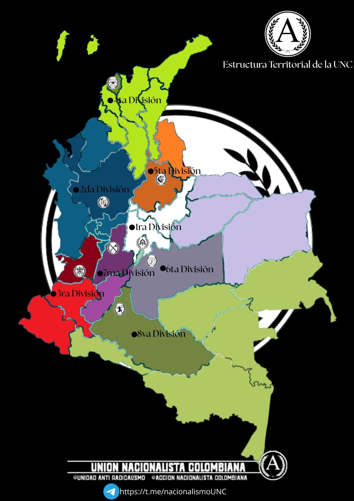 Mapa Estructura Territorial UNC
